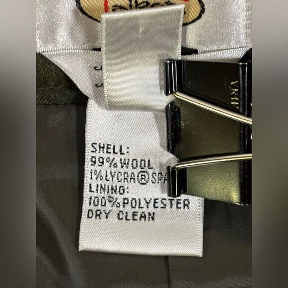 Talbots Classic Italian Luxe Light Wool Loden Green Lined Straight Leg Pants 6 - Picture 7 of 11